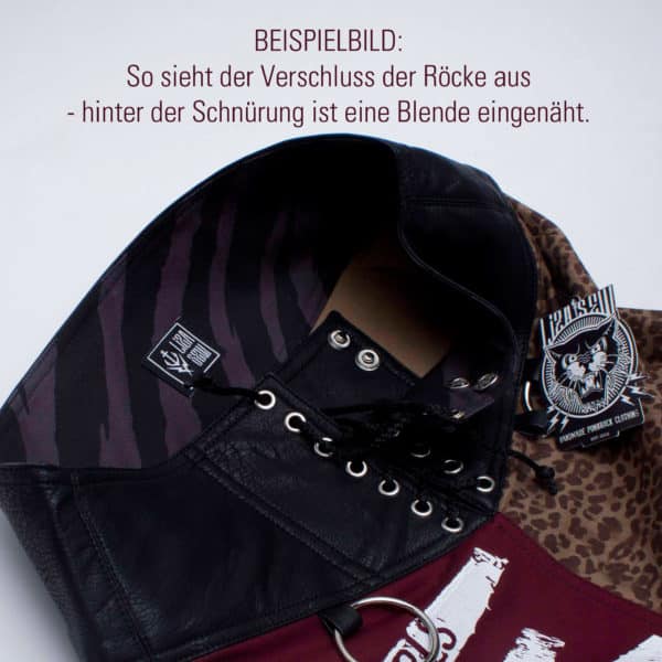 Lace-Up Skirt: Wild Girls- Gr.40 – Bild 3