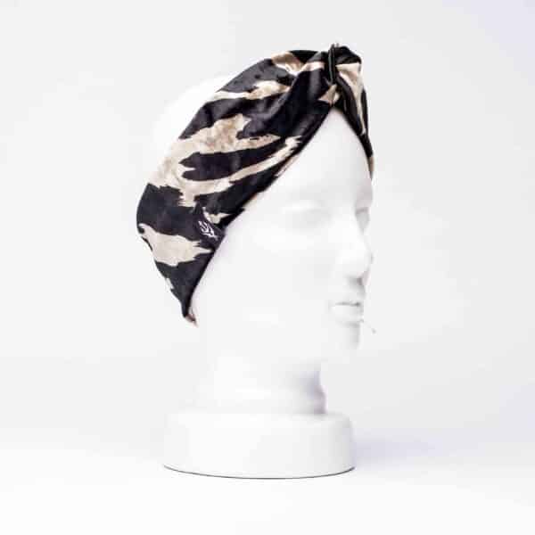 Headband Turban: Velvet Animal