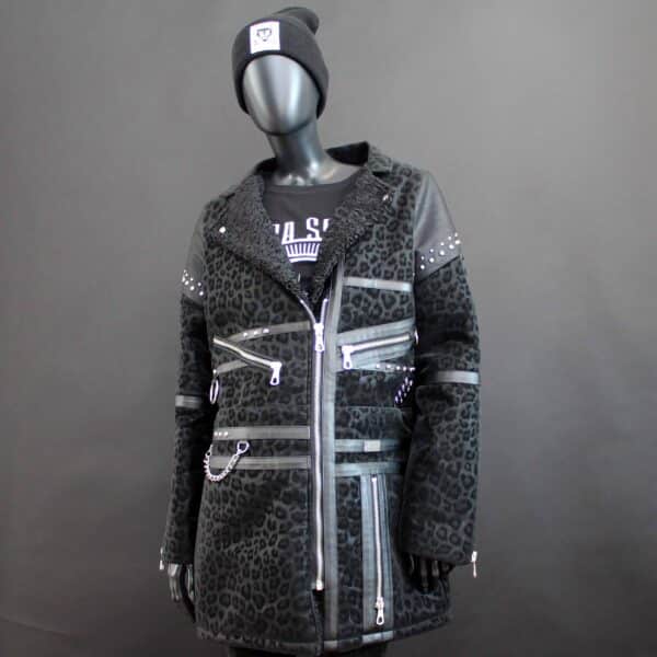 Handmade Coat: Leo Leather Fringe - Gr.L – Bild 14