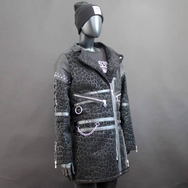 Handmade Coat: Leo Leather Fringe - Gr.L – Bild 3