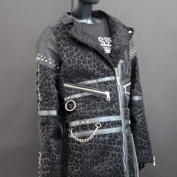 Handmade Coat: Leo Leather Fringe - Gr.L – Bild 2