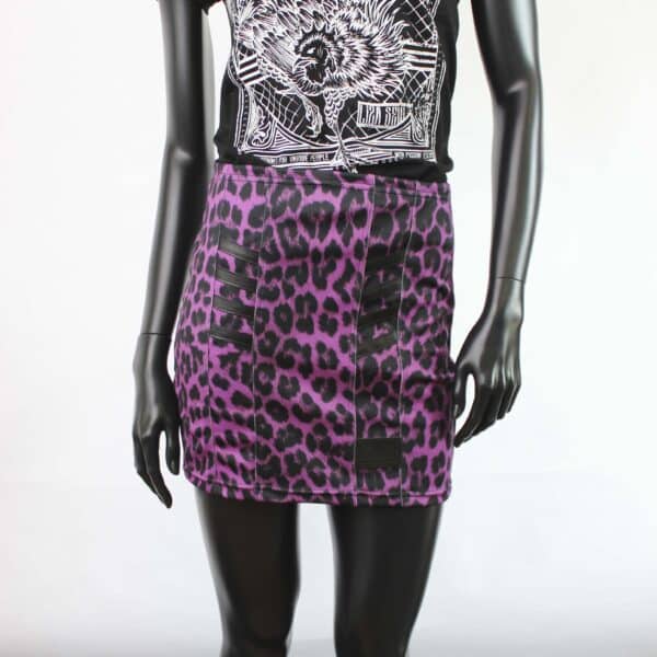 Stretch Skirt: Violet Wild