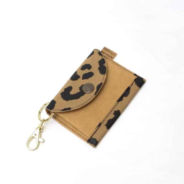 Mini Portemonnaie: Golden Brown Leo