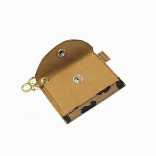 Mini Portemonnaie: Golden Brown Leo – Bild 3