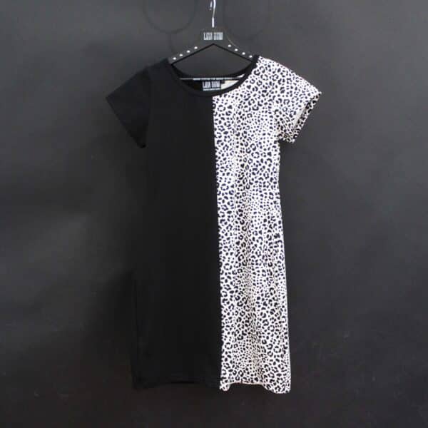 Handmade Dress: Black&White Wild Split – Bild 7