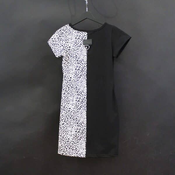Handmade Dress: Black&White Wild Split – Bild 6