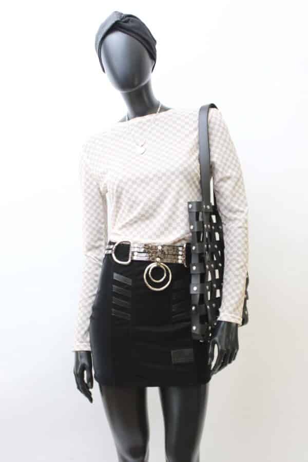 Stretch Skirt: Smooth Velvet Leather (V) – Bild 8