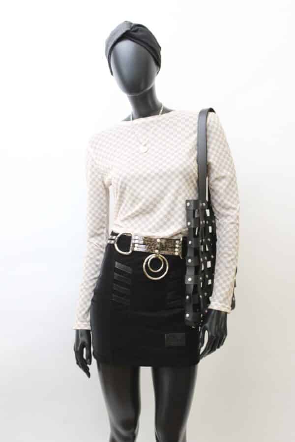 Stretch Skirt: Smooth Velvet Leather (V) – Bild 7