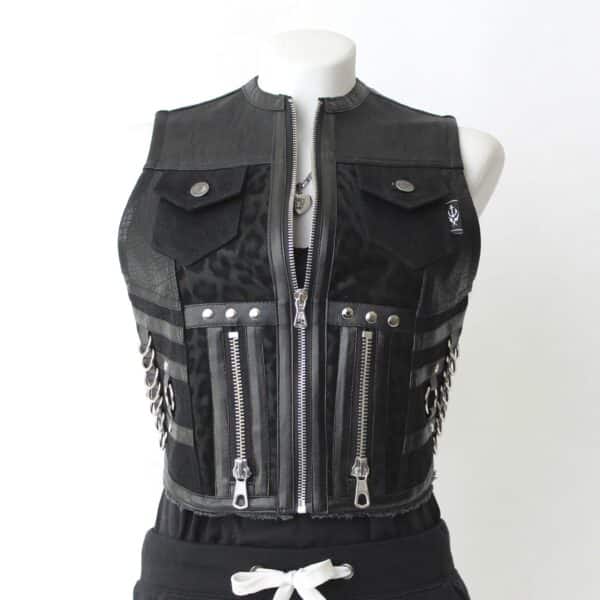 Jeansweste: Gr.XS- Black Wild Zip – Bild 10
