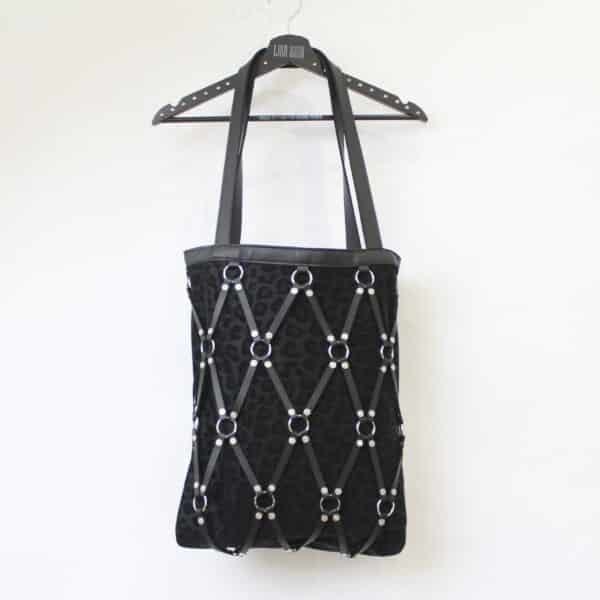 Studded Bag- Wild Black Hug