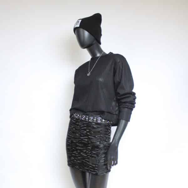 Handmade Sweater Translucent Stripes – Bild 3