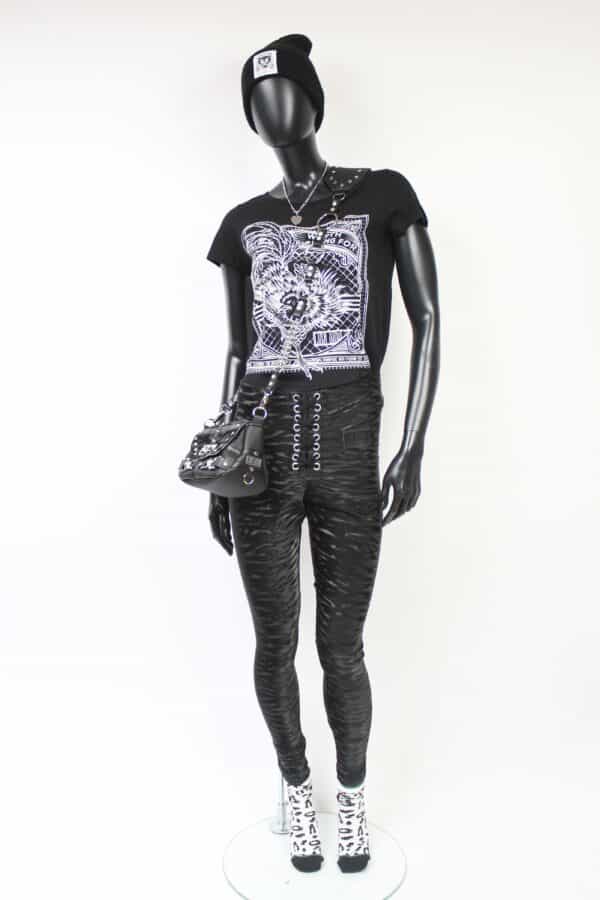 Handmade Leggings: Black Tiger – Bild 6