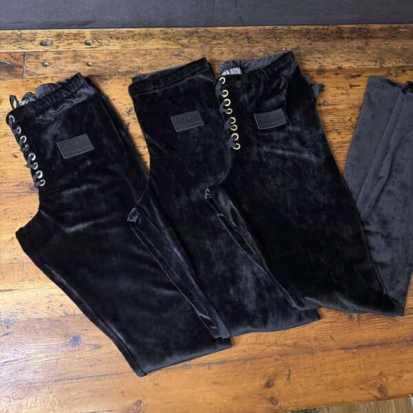 Handmade Leggings: Black Velvet – Bild 5