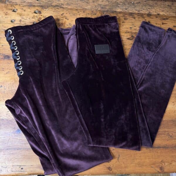 Handmade Leggings: Velvet Wine – Bild 7