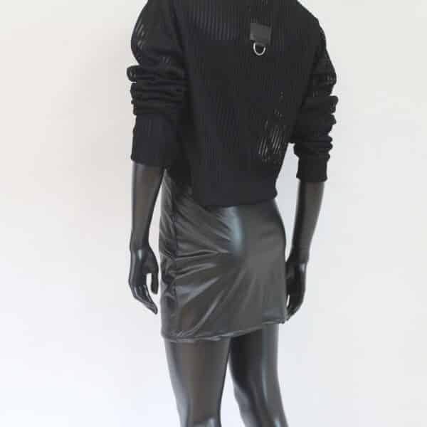 Stretch Skirt: Classic Leather (V) – Bild 6
