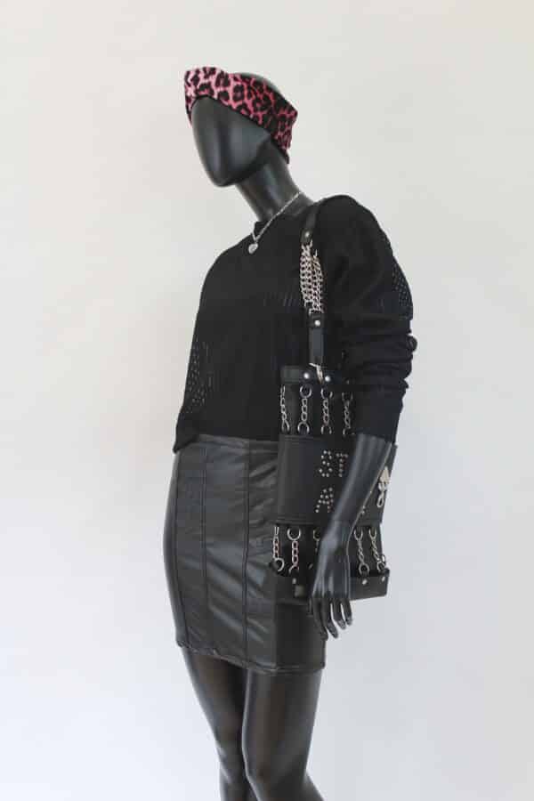 Stretch Skirt: Classic Leather (V) – Bild 3