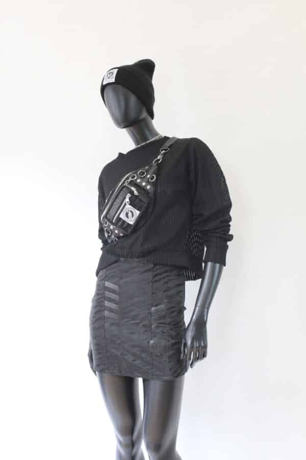 Stretch Skirt: Black Zebra – Bild 4