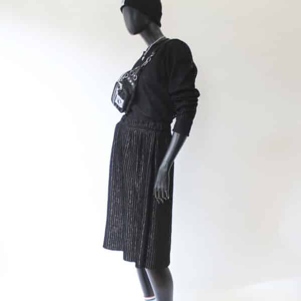 Plissee Skirt: Black Leo – Bild 6