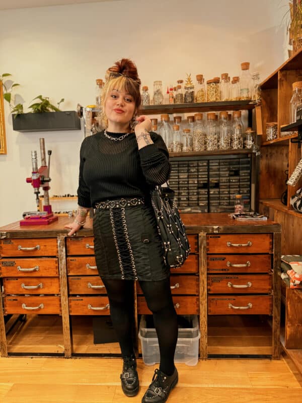 Lace-Up Skirt: Black Tiger – Bild 5