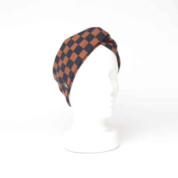 Pre-Order Headband Turban: Rusty Check – Bild 2