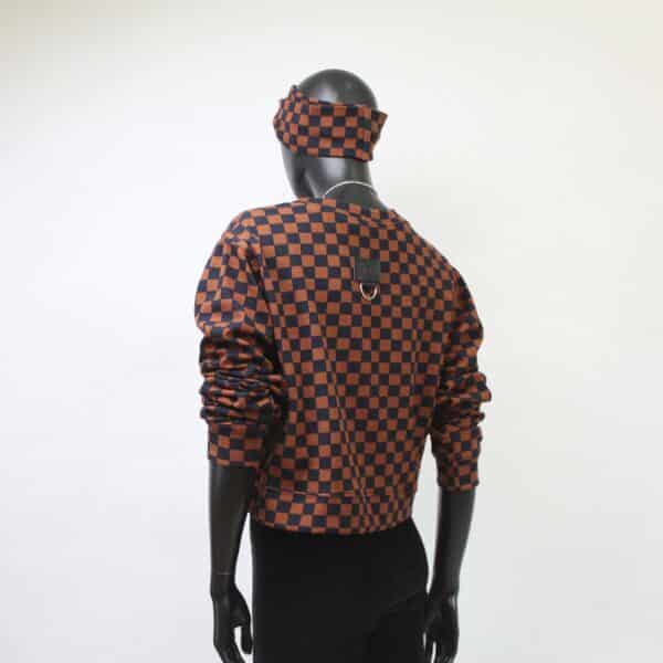 Handmade Sweater Rust Check – Bild 5