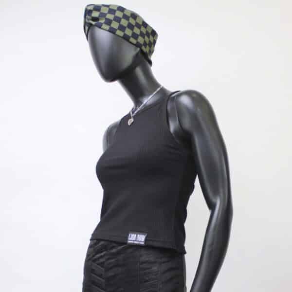 Handmade TankTop: Black Rib – Bild 3