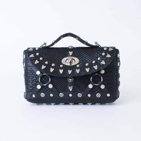 Studded Small Bag: Arrows & Circles