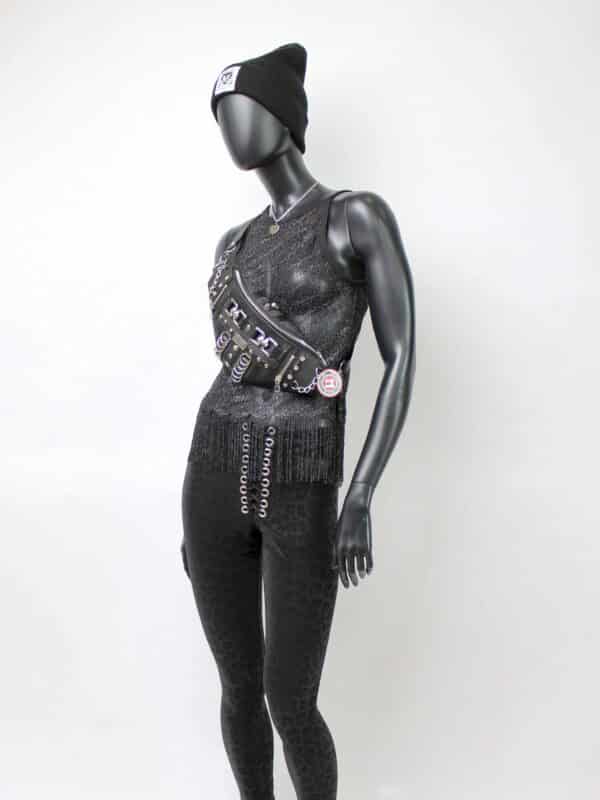 Handmade singlelayer TankTop: Tiger Fringes – Bild 8