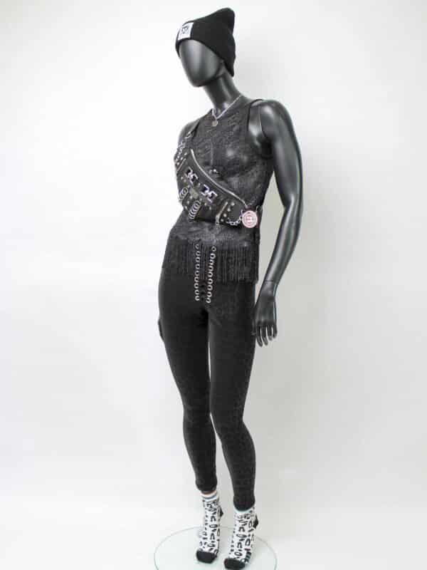 Handmade singlelayer TankTop: Tiger Fringes – Bild 7