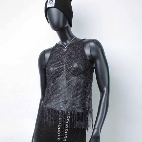 Handmade singlelayer TankTop: Tiger Fringes – Bild 11