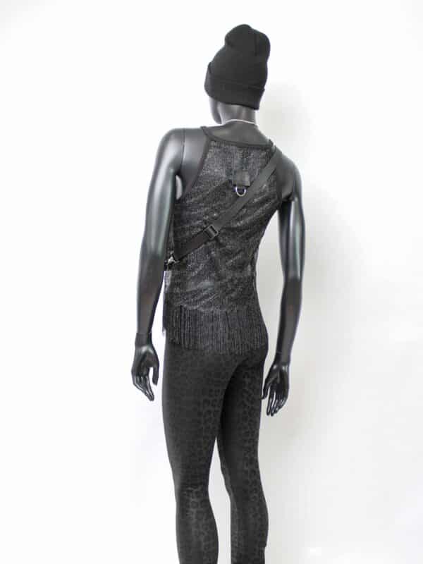 Handmade singlelayer TankTop: Tiger Fringes – Bild 5