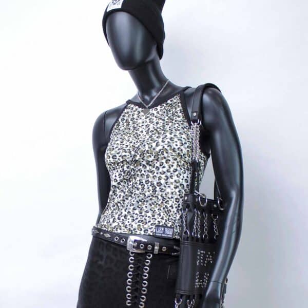 Handmade TankTop: Greenish Wild Rib