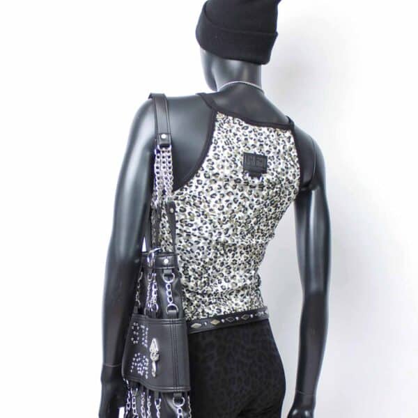 Handmade TankTop: Greenish Wild Rib – Bild 3