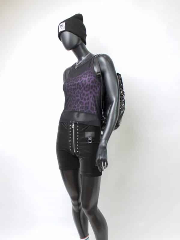 Handmade doublelayer TankTop: Violet Wild Mesh – Bild 3