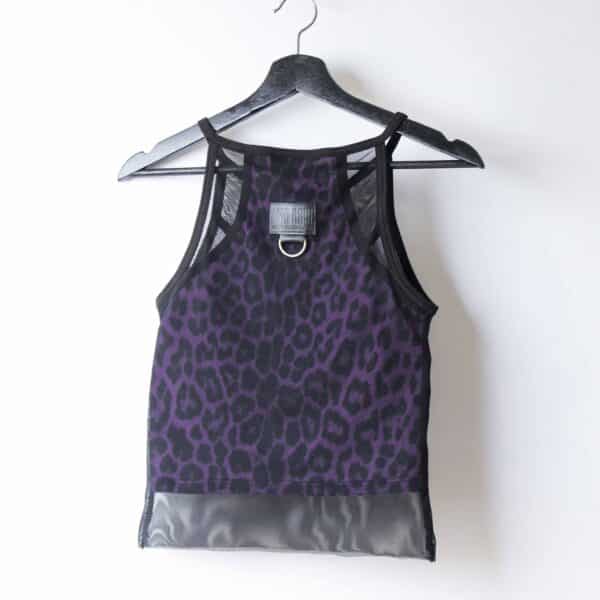 Handmade doublelayer TankTop: Violet Wild Mesh – Bild 5
