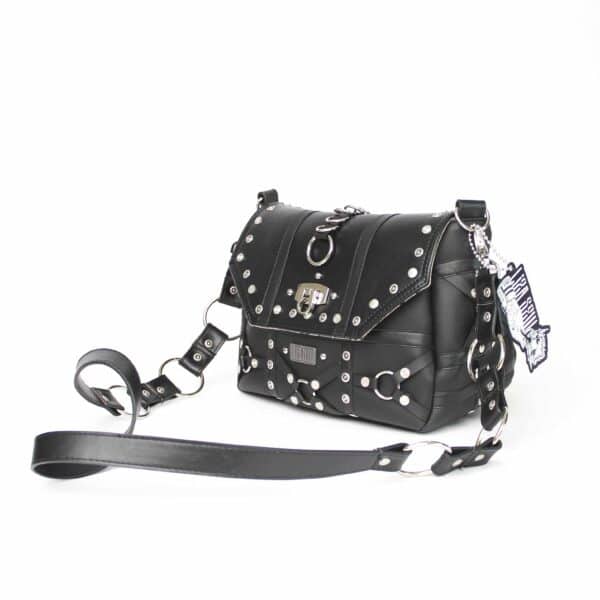 Handmade Purse: Black Studs – Bild 5