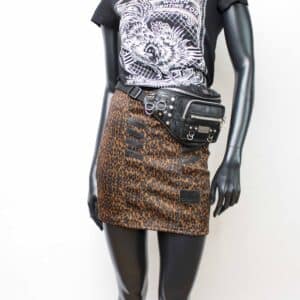 Stretch Skirt: Caramel Wild