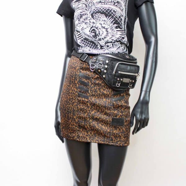 Stretch Skirt: Caramel Wild