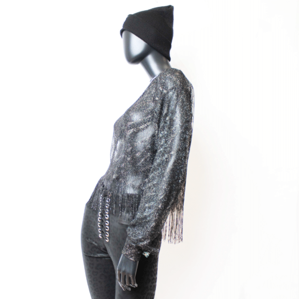 Handmade Sweater Tiger Fringes – Bild 3