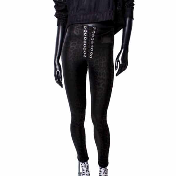 Handmade Leggings: Black Leo – Bild 2