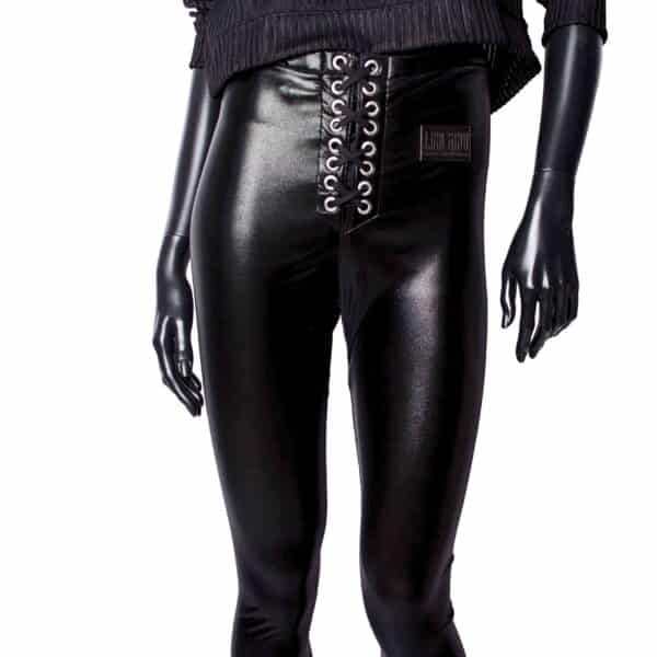Handmade Leggings: Sparkling Leather