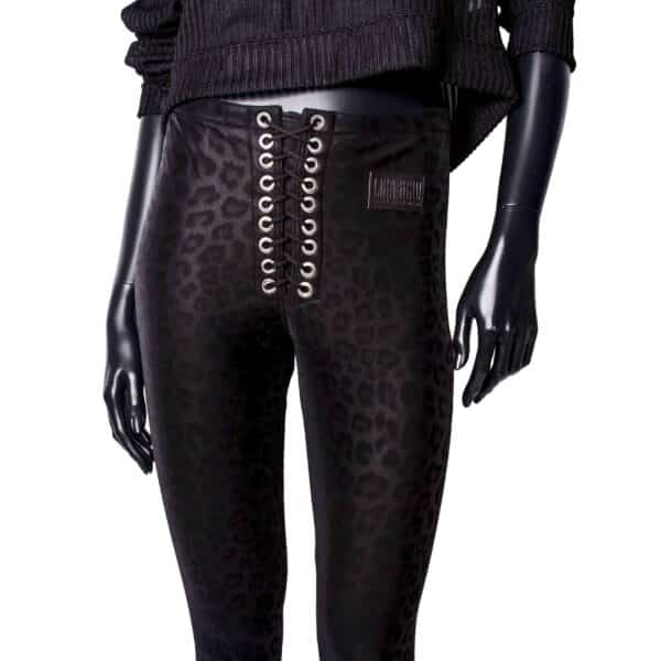 Handmade Leggings: Black Leo