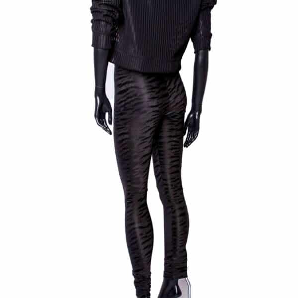 Handmade Leggings: Black Tiger – Bild 2
