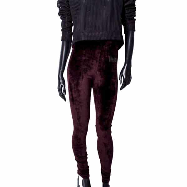 Handmade Leggings: Velvet Wine – Bild 6