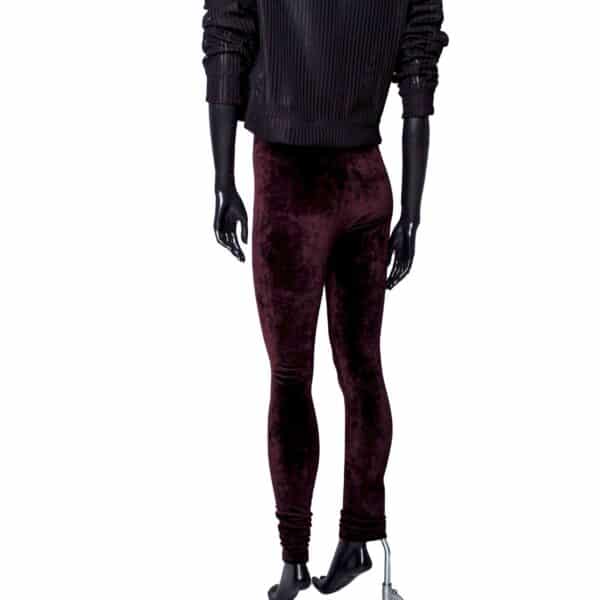 Handmade Leggings: Velvet Wine – Bild 3