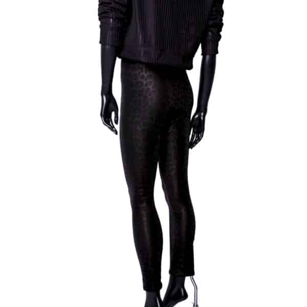 Handmade Leggings: Black Leo – Bild 4