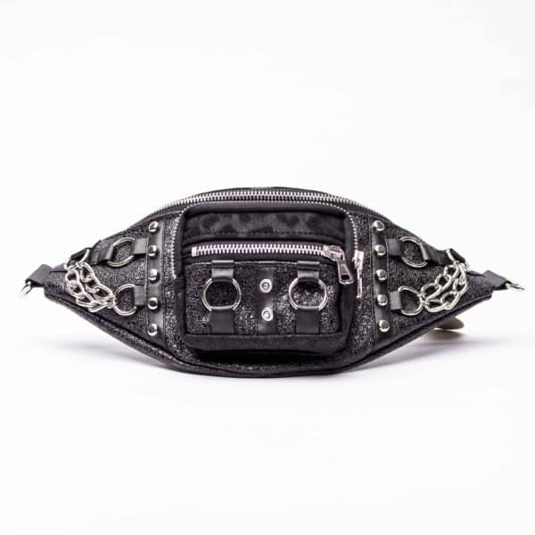 Clip Hipbag: Black Chained Glam – Bild 2