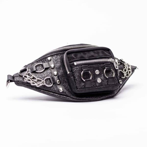 Clip Hipbag: Black Chained Glam – Bild 3
