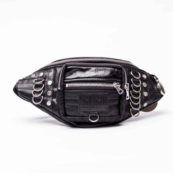 Clip Hipbag: Black Leather – Bild 4