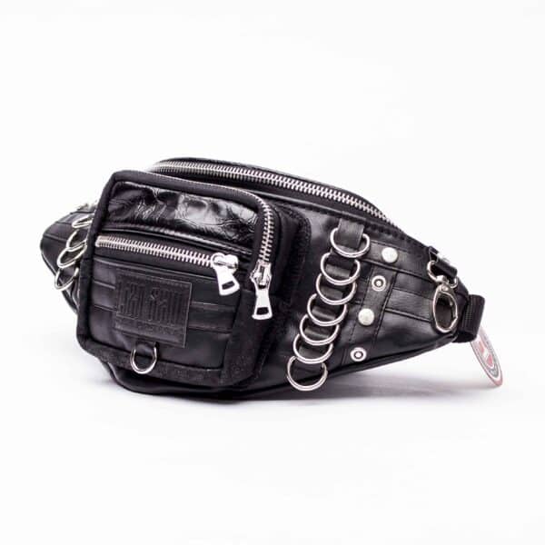 Clip Hipbag: Black Leather